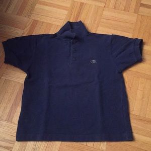 Vintage Jacadi Turtle polo shirt, boys navy blue